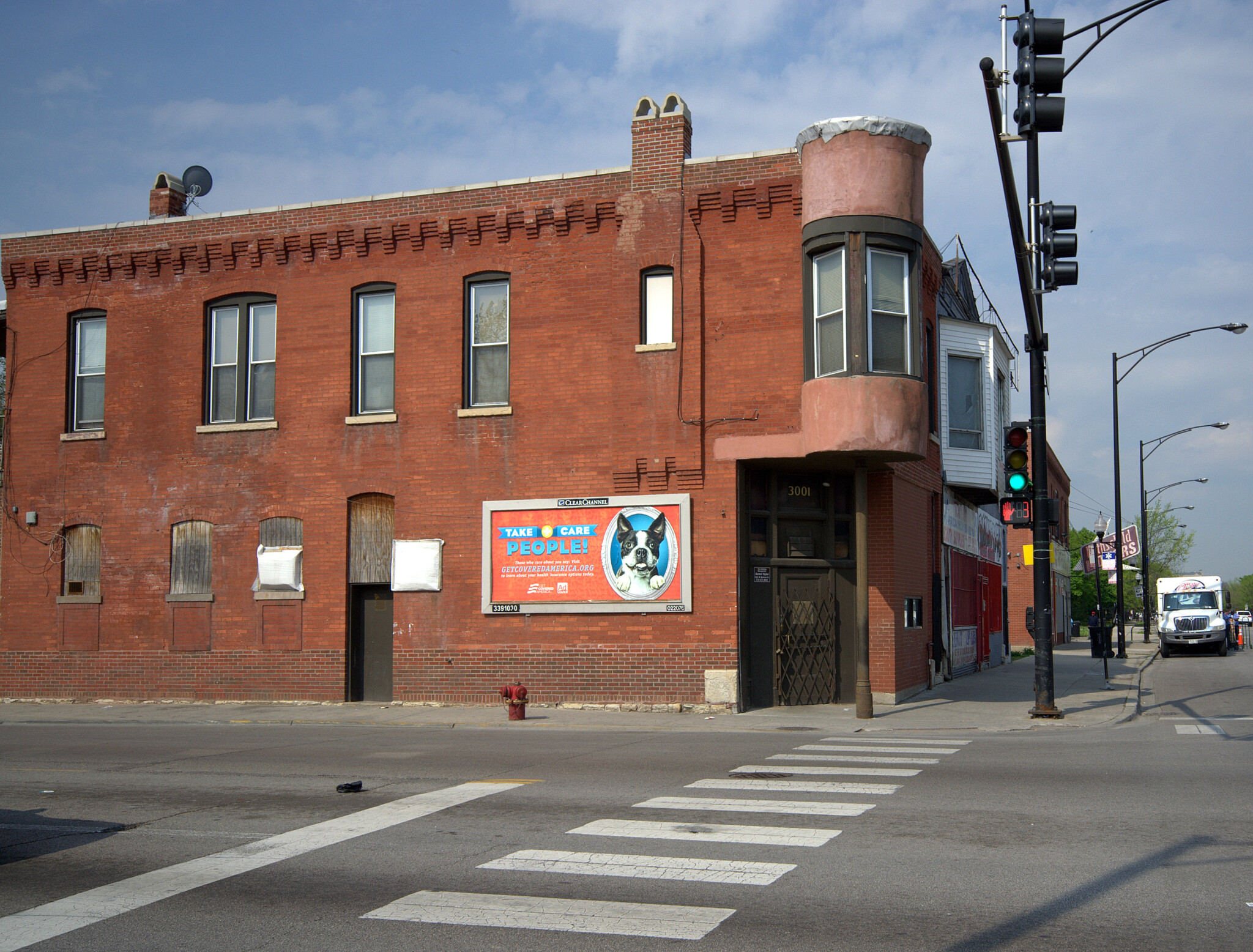 » Historic Chicago Subdivision in Decay Samuel Eberly Gross Rowhouses